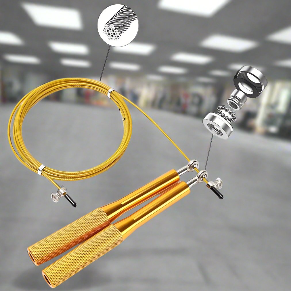Corde à Sauter - JumpRopeCrossfit™ - Or - Do muscu